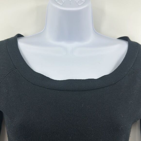 Bruno Manetti Black Scoop Neck Sweater Sz 40 (Small) - Picture 2 of 6